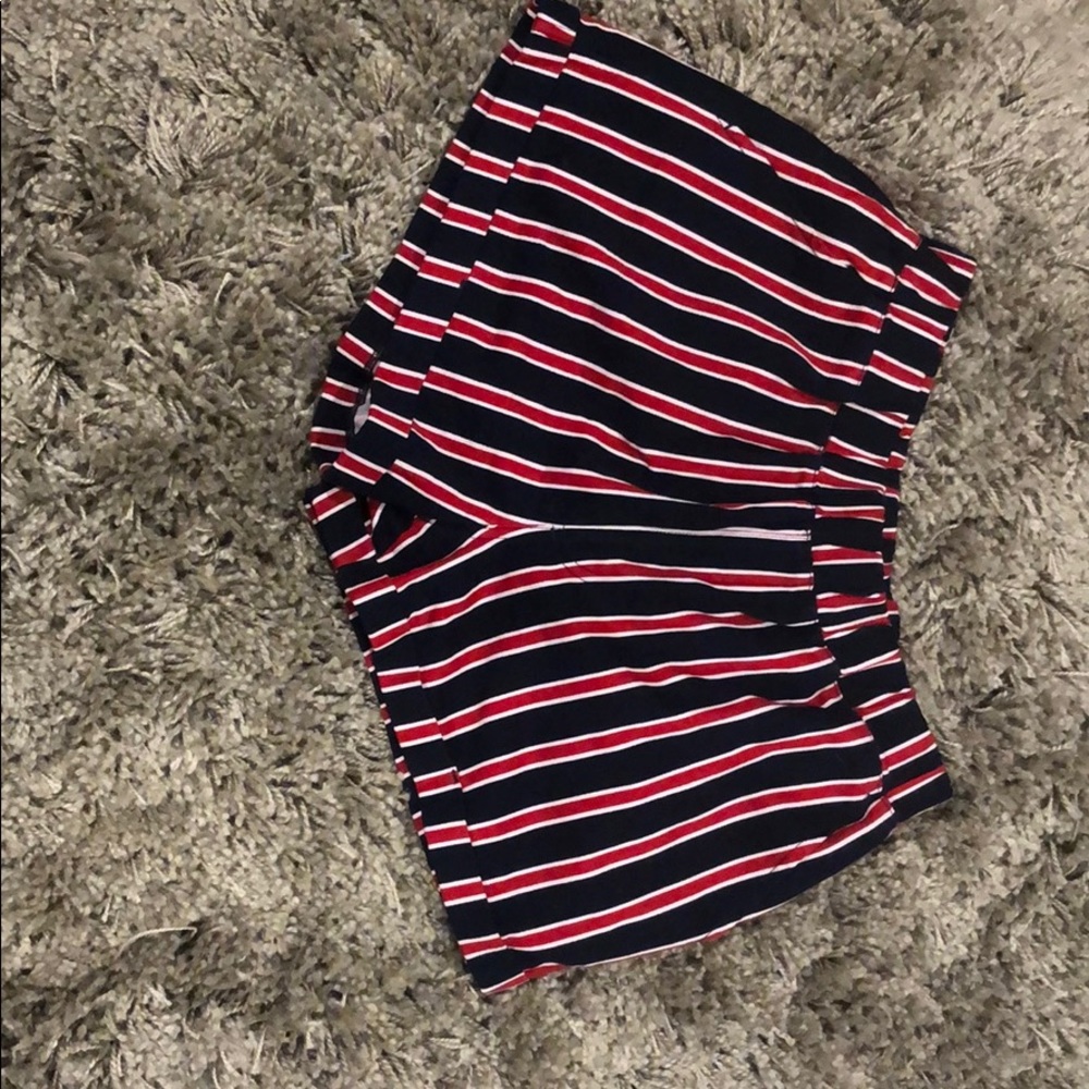 Red white and blue shorts